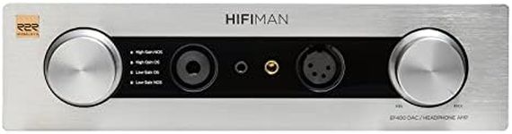 HIFIMAN EF400 Desktop Balanced Headphone DAC& Amplifier with Himalaya R2R DAC, 3.5/4.4/6.35mm Output for Home Audio, Silver