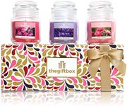 The Gift Box Scented Candles Gifts for Mum, for Women, Mum Birthday Gifts, Birthday and Xmas Gifts for Her (Silverglow)