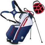 Sturdum 7 Way Golf Stand Bag, Lightweight Golf Bags for Men Women with Full-Length Dividers, Ergonomic Design, Weather-Resistant, Multi Pockets