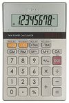 Sharp Silver 8-Digit Semi-Desktop Calculator EL-330ERB