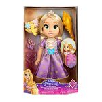 Disney Princess Rapunzel Doll, Magical Glowing Hair and Singing Doll with Accessories for Extra Play, Wear and Share the Accessories to Create Fun Hari Styles For You and Rapunzel!