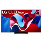 LG 55-Inch C4 OLED evo 4K Smart TV - α9 AI Processor 4K, Alexa Built-in, 144Hz Refresh Rate, HDMI 2.1, G-Sync, FreeSync, VRR, WebOS 24, Dolby Vision, Dolby Atmos (OLED55C4PUA, 2024)