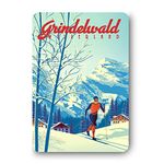 Giftcart Switzerland Fridge Magnet for Kitchen 9 x 6 cm Multi Color (Grindlewald)