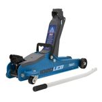 Trolley Jack 2 Tonne Low Profile Short Chassis - Blue