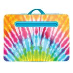 Three Cheers for Girls by Make It Real - Tie Dye Lap Desk - Laptop Desk with Tablet, Phone, or Device Holder - Lap Desk for Kids with Pillow Cushion