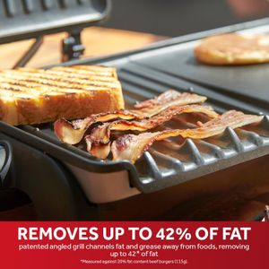 George Foreman Large Electric Grill – Black