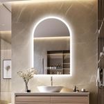 LUVODI Arched LED Bathroom Mirror: 