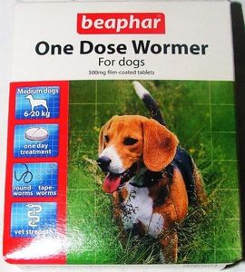 Beaphar One Dose Wormer for Medium Dogs