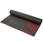 EliteSRS Jump Rope Mat Fitness -, Durable Fitness Mat With Non-Slip Texture - Portable: Easy To Store And Clean - Absorbs The Impact On Joints And Extends Jump Rope Life Black