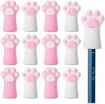 Mr. Pen- Cat Paw Top Eraser, 12 Pack, Cute Erasers for Kids, Pencil Erasers Toppers, Fun Erasers, Kids Erasers, Fun Erasers Kids, Pencil Top Erasers for Kids, Pencil Toppers, Cap Erasers, Eraser Caps