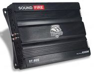 SOUND FIRE ST-806 4 CHANNEL TORPEDO SERIES 8200W MAX POWER OUTPUT HIGH POWER MOSFET CLASS AB CAR AMPLIFIER