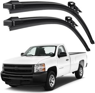 XINKEYAN Windshield Wiper Blades For Chevy Silverado 1500 2500 3500 HD 2008-2013, 22"+22"