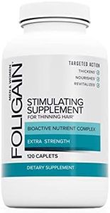 Foligain Stimulating supplement for Thinning Hair | Healthier-Looking Hair | hair supplement, 120Count