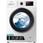 Hisense WFPV7012EM 7Kg Washing Machine with 1200 rpm - White - A+++ Rated