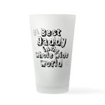 CafePress Best Daddy Pint Glass, 16 oz. Drinking Glass