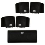 Acoustic Audio AA321B and AA35CB Indoor Speakers Home Theater 5 Speaker Set