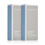 SEACRET - Professional Nail Buffing Block. 3 Ways Buffing Block The Secret for Shiny Nails. Manicure & Pedicure - Pack of 2