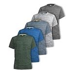 [5 Pack] Men’s Dry-Fit Active Athle