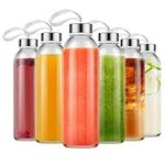 18oz Clear Glass Bottle for Juicing