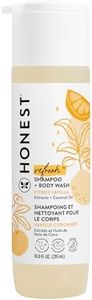 The Honest Company Perfectly Gentle Sweet Orange Vanilla Shampoo + Body Wash | Tear-Free Baby Shampoo with Naturally Derived Ingredients | Sulfate- & Paraben-Free Baby Bath | 10.0 Fl. Ounces