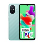 Redmi 12C (Mint Green, 4GB RAM, 64GB Storage) | High Performance Mediatek Helio G85 | Big 17cm(6.71) HD+ Display with 5000mAh(typ) Battery