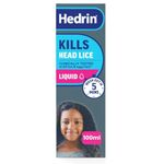 Hedrin Kills Headlice Liquid Gel, Fast and Effective Lice and Nit Treatment, Kills Head Lice and Eggs, 4 Treatments, Clinically Tested, Suitable for Adults and Children, 100ml