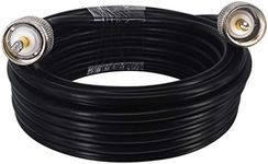 YILIANDUO CB Radio Extension Cable 5M PL-259 UHF Male to UHF Male SO-239 RG58 Cable 16.4ft Low Loss Digital Coax UHF Jumper for HAM & CB Radio Antenna Analyzer Dummy Load SWR Meter