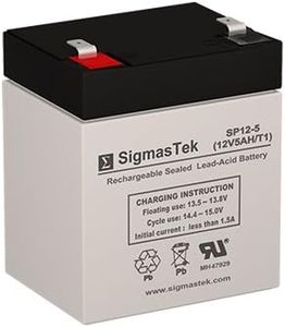 Chamberlain 41A6357-1 Replacement Battery - 12 Volt 5 AH F1 Terminal by SigmasTek