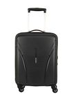 American Tourister Ivy 77Cm Large Hardside Polypropylene 4 Wheel Spinner Check-in Suitcase with Recessed TSA Lock & Color-Matched Components for Women & Men - Black