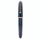 JINHAO DADAO 9019 Fountain Pen Acrylic Ink Pen with Ink Converter (Fine Nib, Dark Blue)