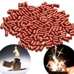 Lighter Flint Stone, 100PCS Lighter Flints Replacement Red Universal Lighter Flints for Petrol Gas Fluid Lighter