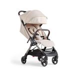 Silver Cross - Clic Compact Pushchair - Travel Stroller - Foldable & Lightweight Stroller - Cabin Size - Newborns to 4 years - Almond