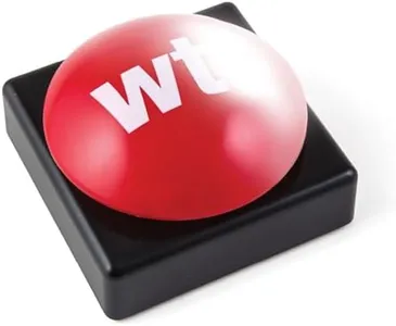 BigMouth Inc. WTF Slammer Button, 10 Different Phrases, Funny Gag Gift for Family, Friends and Co-Workers, Batteries Included