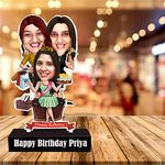 ZOCI VOCI Birthday Gift for Sisters – Photo Caricature Standee