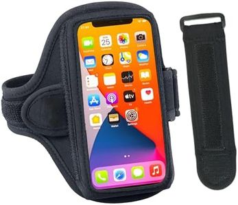 Armband Compatible with iPhone Xs Max, Xr, 8 7 6s 6 Plus, Galaxy S8 S9 S10 Plus and Note 8 9 - for Running & Working Out [EX3 Armband Extender for Large Arms Included]