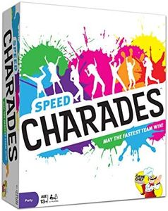 Speed Charades Party Game - Charades Board Game - Includes 1400 Charades - Perfect for Groups and Family Game Nights