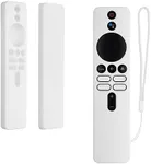 kwmobile Case Compatible with Xiaomi TV Box S (2nd Gen) Case - Soft Silicone Cover for Remote Control - White