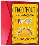 Taco Boss Day Card, Boss Appreciation Card, Boss’s Day Gift (Awesome Boss)