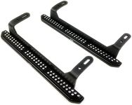 KYX Racing Metal Rock Slider Side Step Running Boards Foot-Plate Upgrades Parts Accessories for 1/10 RC Crawler Car TRX4