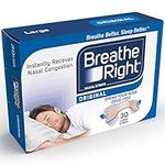 Breathe Right Nasal Strips Original Large 30s | Instantly Relieves Nasal Congestion | Helps Reduce Snoring | Drug-free