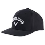 Callaway Men's Hw Cg Tour Perf No Logo 22 Cap, Black/White, One Size UK