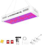 KOSCHEAL KS2000 LED Grow Light Full Spectrum with UV LEDs Daisy Chain Grow Lights for Indoor Plants Greenhouse Hydroponic Growing Lamps with Veg Bloom Switch Output 230W