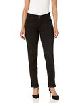 Democracy Women's Ab Solution Straight Leg Jean - Black - 6 31