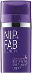 Nip + Fab Retinol Fix Overnight 0.1% Retinol Cream for Face with Hyaluronic Acid, Pro-Age Facial Cream for Pigmentation and Age Dark Spots, 50 ml (Pack of 1)