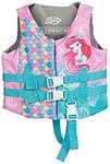 SwimWays Disney Princess Swim Trainer Life Jacket, US Coast Guard Approved Life Vest Kids Swim Vest, Pool Floats & Life Jackets for Kids 33-55 lbs, Ariel