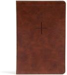 CSB Every Day with Jesus Daily Bible, Brown LeatherTouch, Black Letter, 365 Days, One Year, Reading Plan, Devotonals, Easy-to-Read Bible Serif Type