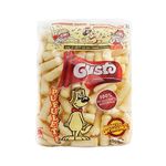 Gusto Pufuleti 45g, Salty Plain Corn Puffs, Romanian Corn Snack, Delicious Salted Corn Flips (Gusto Pufuleti 45g, 1 Pack)