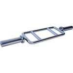 USI UNIVERSAL THE UNBEATABLE Olympic Tricep Bar, Olympic Box Barbell Rod Chrome Tricep Hammer Curl Weight Bar, Box Tricep Bar 34'', Weight Lifting Bar