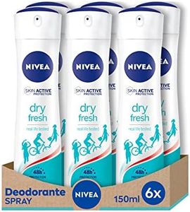 NIVEA Dry Fresh Lot de 6 désodorisants en spray 150 ml