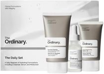 The Ordinary The Daily Set, Daily Skincare Routine with Squalane Cleanser, Hyaluronic Acid 2% + B5, and Natural Moisturizing Factors + HA | Skin Care Set